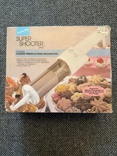 Vintage Proctor Silex Super Shooter Plus Cordless Cookie Press Decorator GO123