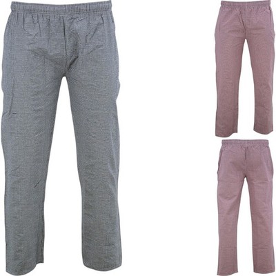 Herren Schlafanzug Baumwolle Web Karo Pyjama Schlafanzug Unterteil Nachtwäsche Premium Qualität Neu