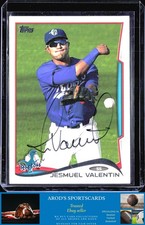 2014 Topps Pro Debut *Jesmuel Valentin **Card #63** AUTO (RC)