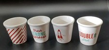 Jamie Oliver 4 Ceramic Espresso Shots Coffee Cups Charity Sale