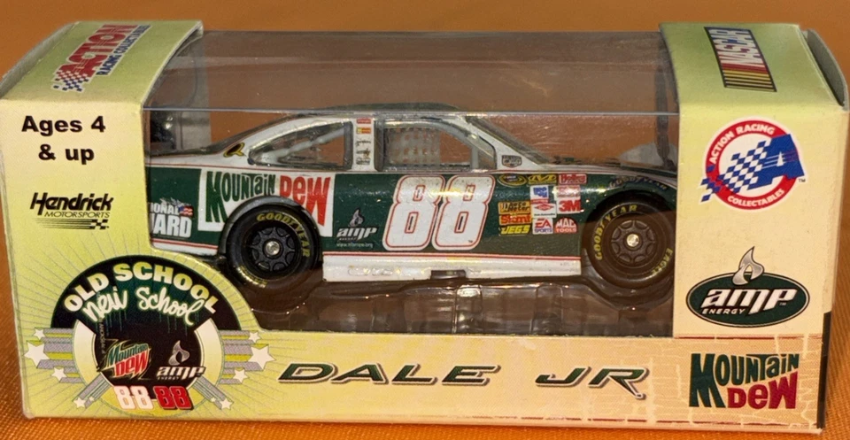 2011 Dale Earnhardt Jr #88 Mountain Dew Retro 1:64 NASCAR Diecast  - Image 3 of 4