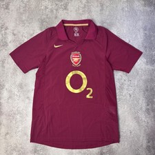 2005-06 Nike Arsenal Thierry Henry Highbury Home Jersey Small