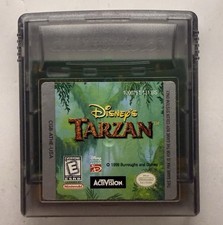 Disney's Tarzan (Game Boy Color, 1999) - Cleaned And Tested