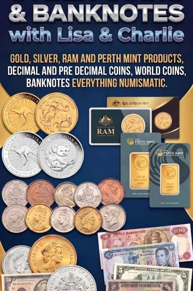 Thursday Live Coin & Currency Auctions Gold Silver Australian Pre-Decimal