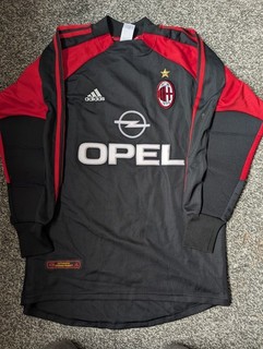 Rare Original AC Milan 2000/2001 Goalkeeper Shirt SMALL ADIDAS