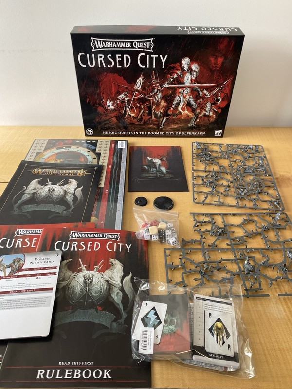 Warhammer Quest: Cursed City Box Set Games Workshop No Miniatures Game Only