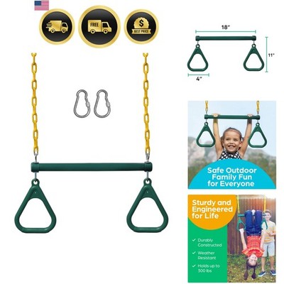 Swing Sets for Backyard, Monkey Bars & Swingset Accessories - Set Includes 18...