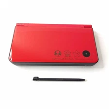 Nintendo DSi LL Mario 25th Limited Edition Console Red Tested Good Condition