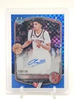 OZIYAH SELLERS 2025-26 BOWMAN CHROME U 1ST AUTO BLUE X-FRACTOR /150 Q6992
