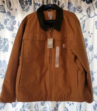 Carhartt 104480 BRN - Washed Duck Insulated Traditional Jacket - XL