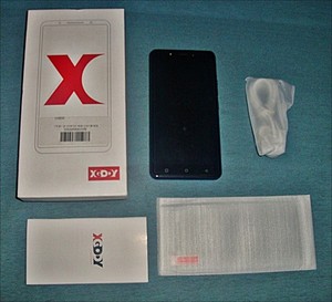 XGODY - Modell: K20 Smartphone schwarz-blau - Quad Core mit Verpack - ohne Akku
