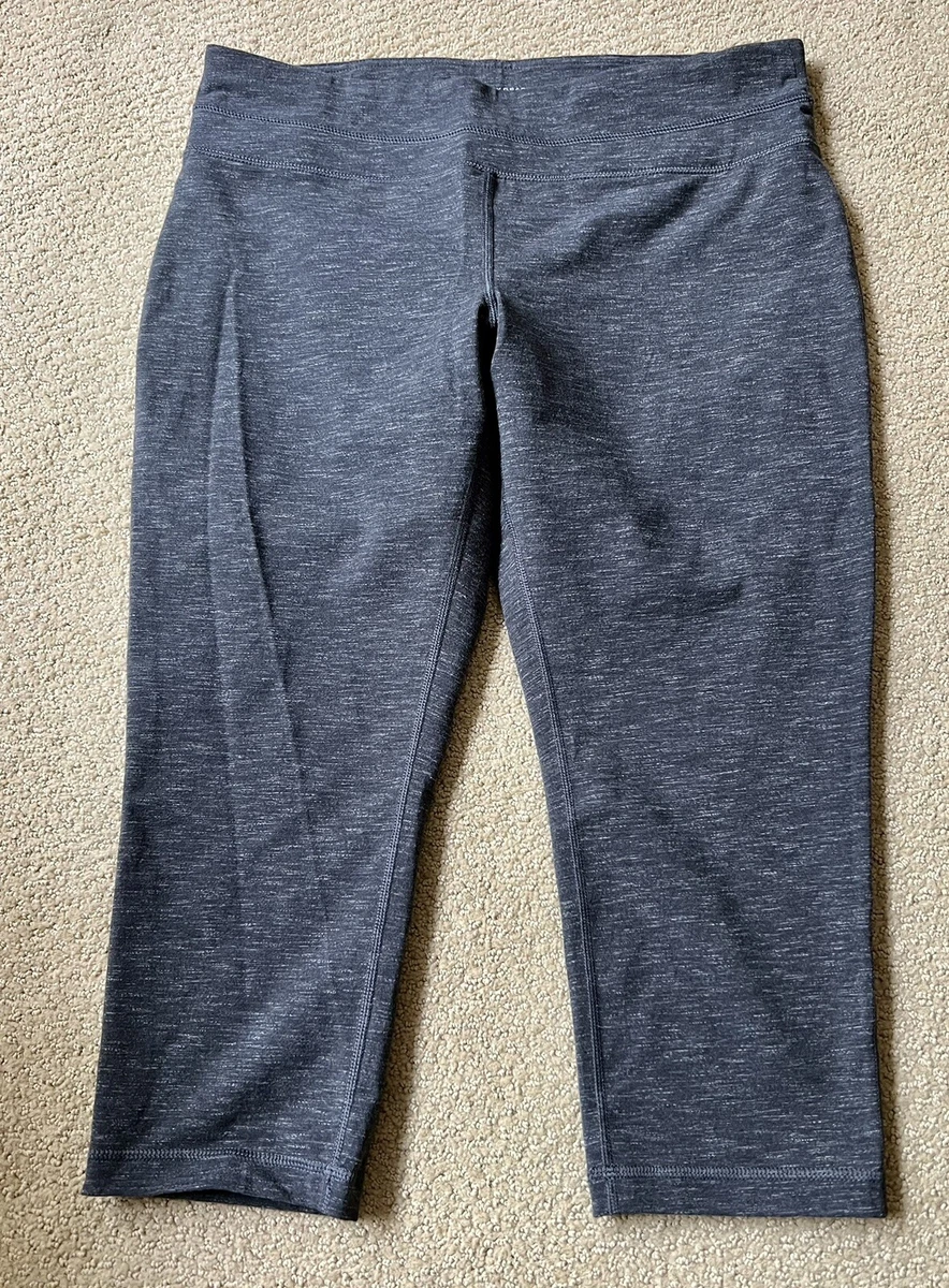 Tek Gear Dry Tek Leggings High Waist Capri Space Gray XL