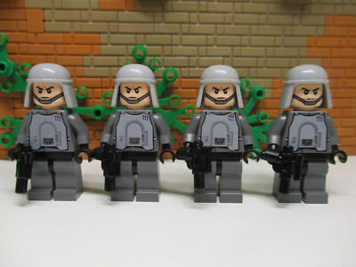 (G8/6) Lego Star Wars 4x sw0426 Imperial Officer with Battle Armor from 9509