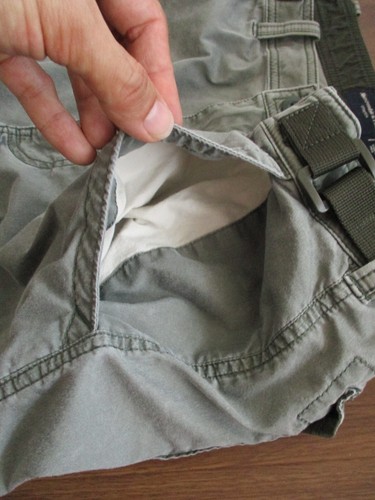 Vintage Abercrombie & Fitch Cargo Pants Mens Size 34x32 Green Paratrooper Baggy - Picture 8 of 23