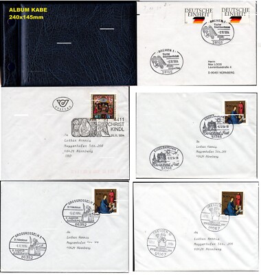 DEUTSCHLAND - Nr. 100 FDC Einband & Sondermarken auf Album KABE 240x145mm - (I.487)
