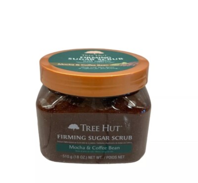 Tree Hut Firming Sugar Scrub Mocha and Coffee Bean 18 Oz New