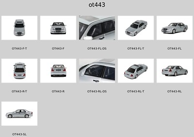 Mercedes-Benz C36 AMG W202 - Silver Otto Mobile 1/18 Scale Mercedes-Benz C36 AMG W202 - Silver Otto Mobile 1/18 Scale