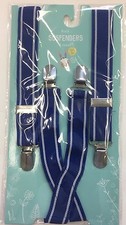 Boys toddler blue and white suspenders wedding Easter church photo prop