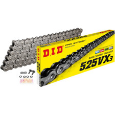 DID VX3 X Ring Chain 525 / 120 links fits Suzuki DL1000 A V-Strom ABS Adv 15-16