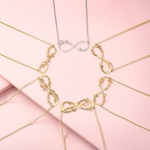 Sterling Silver Infinity Name Necklaces 