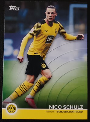 Topps Dortmund BVB Team-Set 2021/22 - Nico Schulz