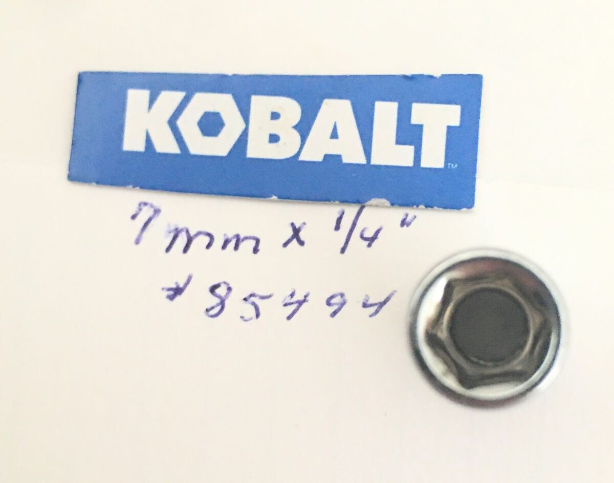 Kobalt Universal Metric 1/4-in Drive Spline 7mm Deep Socket Kobalt Universal Metric 1/4-in Drive Spline 7mm Deep Socket
