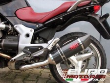 Moto Guzzi Breva 850 1100 1200 MassMoto Terminale Scarico Oval Carbonio