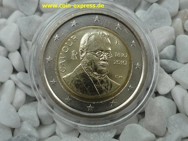 *** 2 EURO Gedenkmünze ITALIEN 2010 Cavour Coin Italy Italia *** - Bild 1 von 1