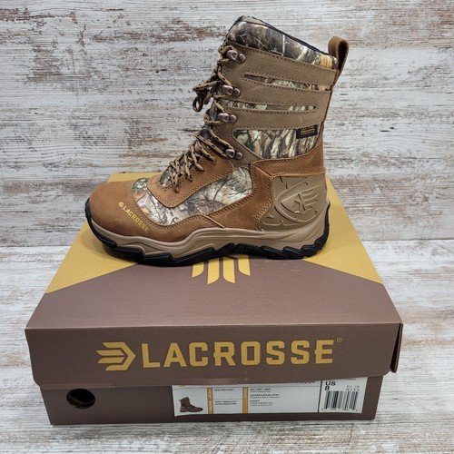 Women's LACROSSE 8" Windrose RealTree Edge 600G Hunting Boots 513364 Size 8