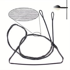 52 Inch Bow String Replacement, 12 Strands Bow String for Recurve Bow Long Bow