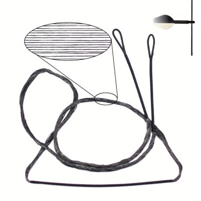 52 Inch Bow String Replacement, 12 Strands Bow String for Recurve Bow ...