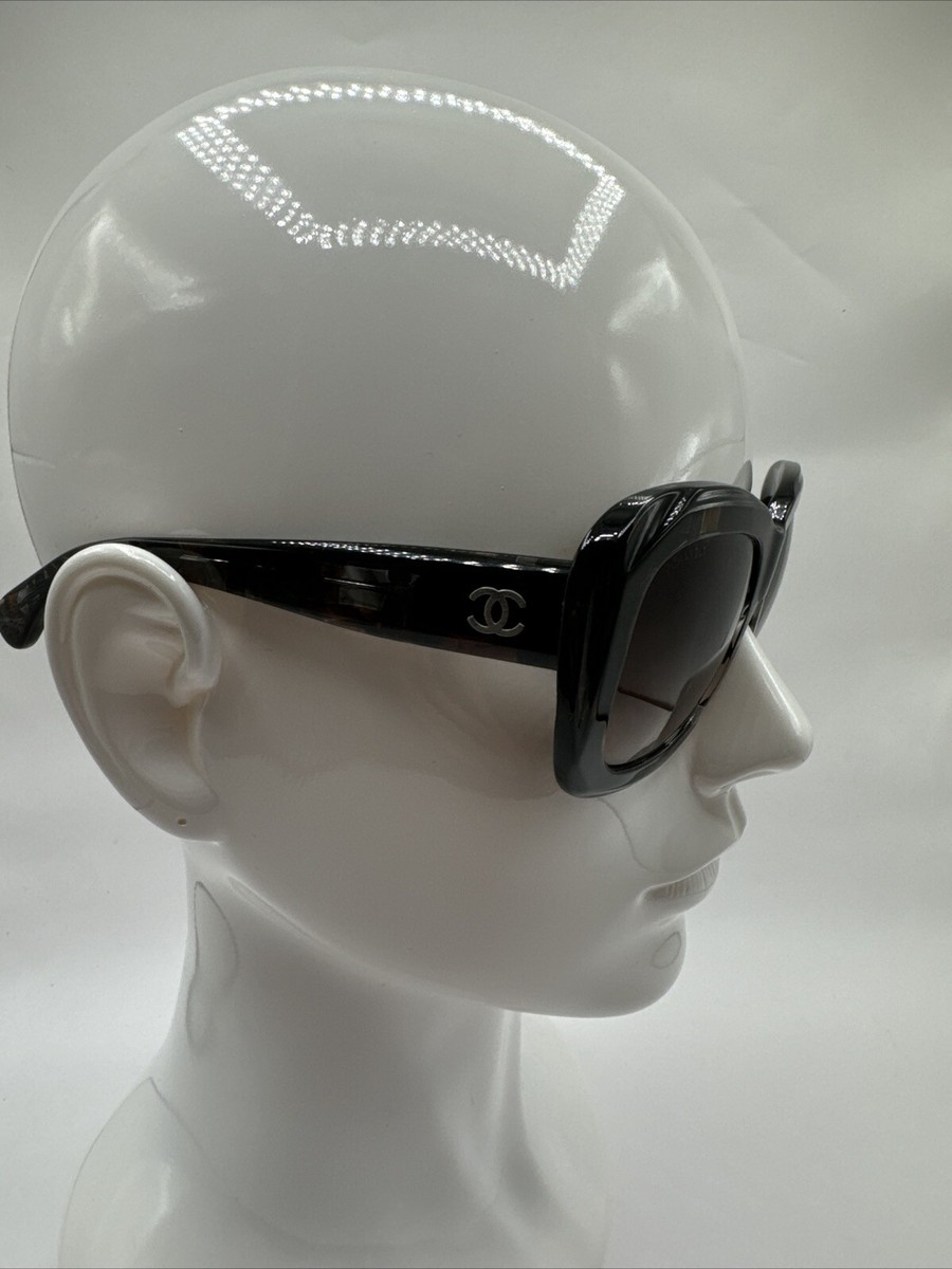 CHANEL®5186-A c.888/3C 57◽︎16 135 3N Chanel 5183 1218/3C CC Logo Oversized Sunglasses, Sunglasses