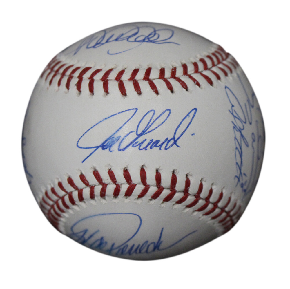 2009 New York Yankees Team Signed World Series Baseball 9 Sigs