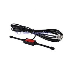 Car Radio Antenna 433Mhz 2dbi BNC Plug 3m cable with Horn Patch Antenna Adhesive