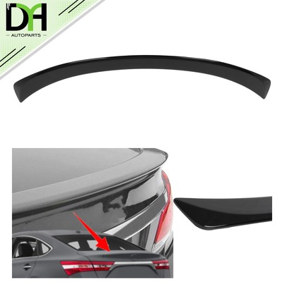 Fits 2013-2018 Toyota Avalon Glossy Black Painted ABS Rear Trunk Spoiler Lip