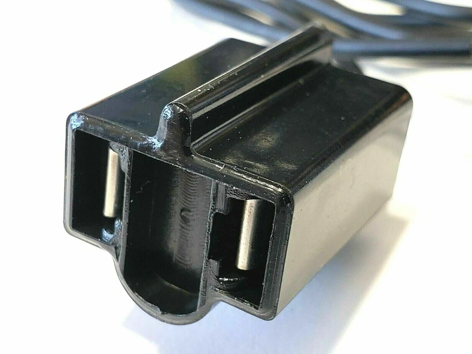 Head Light Lamp Bulb Wiring Harness Socket Sealed High Beam 2 Prong GM GMC D49 - Image 2 of 4