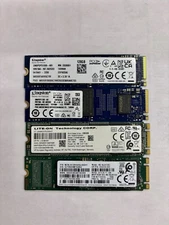 Lot 4 x 256GB NVMe SSD PCIe Solid State Drive  RAM - Mixed Brands: Kingston etc