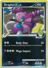 1x Drapion [4] - 17/111 - Rare - Reverse Holo Heavily Played Pokemon Platinum Ri