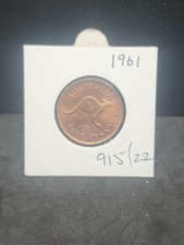 Australian 1961 HALF PENNY CH UNC 