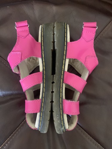 Dr Martens Abel Sandals Pink Leather AirWair Docs - US Size 3 - Picture 5 of 8