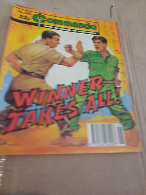 COMMANDO COMIC #2344 80s ,90s DC THOMPSON MEDIA Winner Takes All 32p Free  Post 