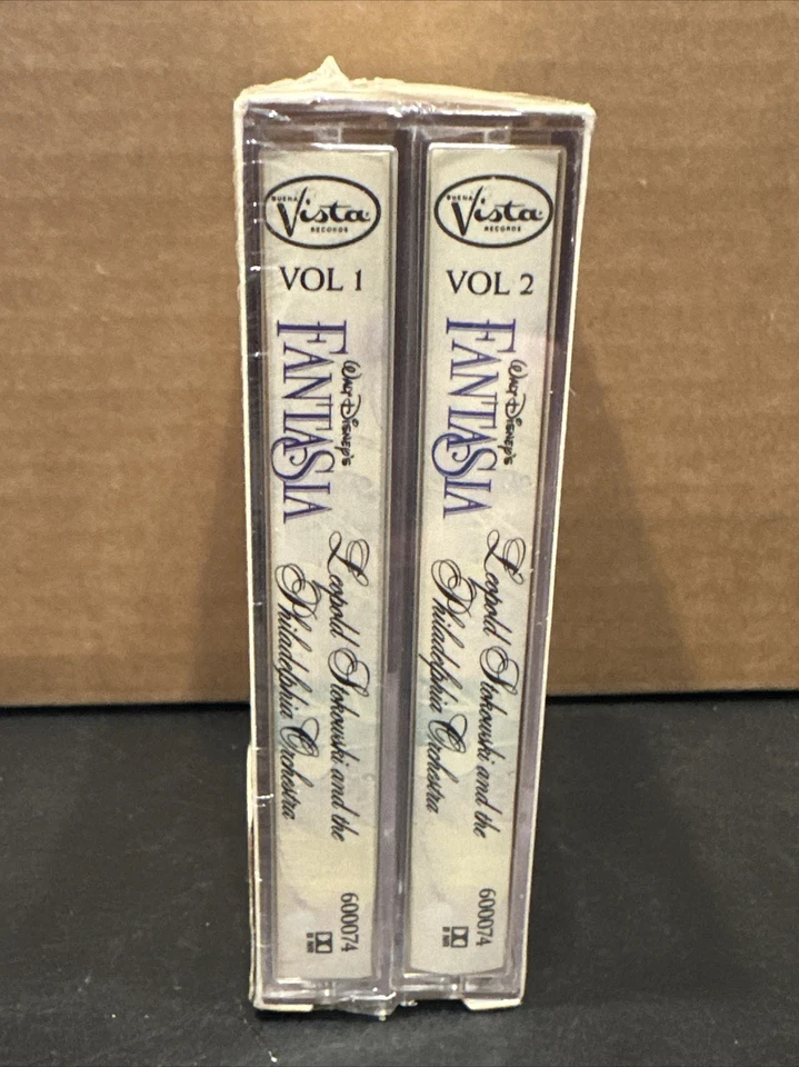 Walt Disney's Fantasia Movie Soundtrack 2 Cassette Tapes Mickey Mouse 1990 NEW - Image 2 of 4