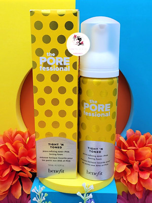 Benefit the POREfessional Tight N Toned Pore-Refining AHA+PHA Toning Foam 4.5 oz