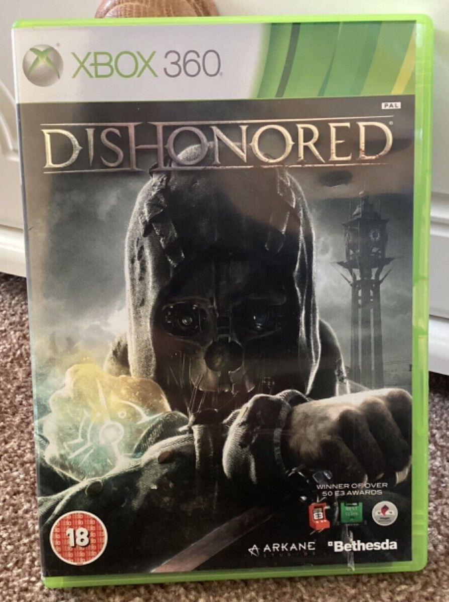 Dishonored Microsoft Xbox 360 game with manual