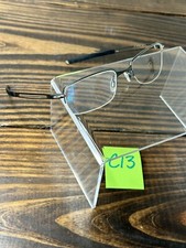 Oakley Frag OX5045-0351 Unisex Pewter Metal Half Rim Square Eyeglasses Frame