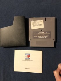 VTG Collectible NES WIN LOSE or DRAW Game Manual Sleeve Tested Working Nintendo