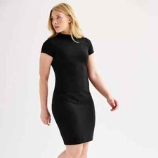 Womens FLX Short Sleeve Active Pullover Sport Dress Black Size XXL NWT