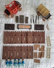 Vintage Playmobil Union Fort Set Pieces 70s