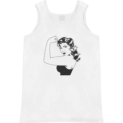 Trägershirt/Tanktop ''Woman Flexing Muscle'' für Erwachsene (AV058679)