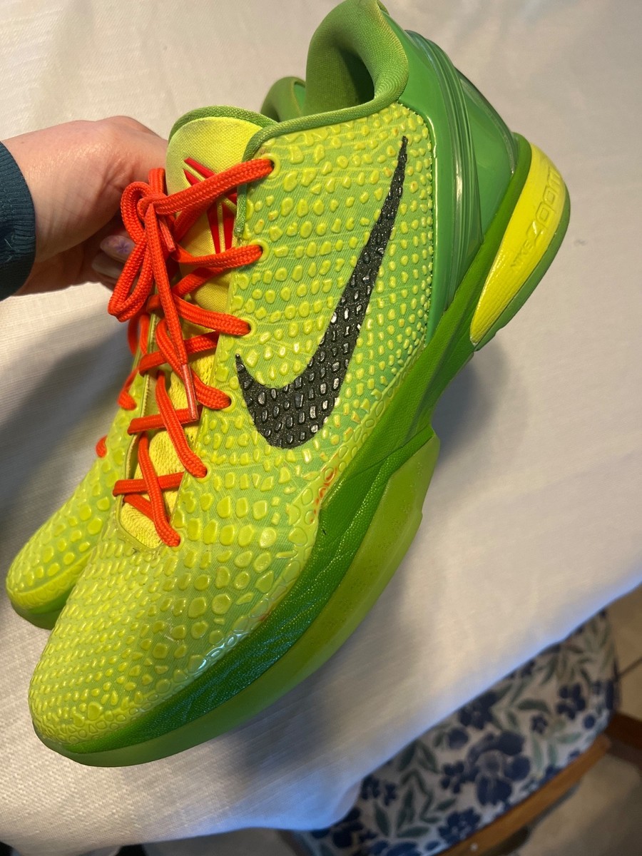 Size 13 - Kobe 6 2010 Grinch‎ Green/Volt-Crimson-Black CW2190-300 Kobe 6 Protro Grinch Green/Volt-Crimson-Black CW2190-300  main image 4